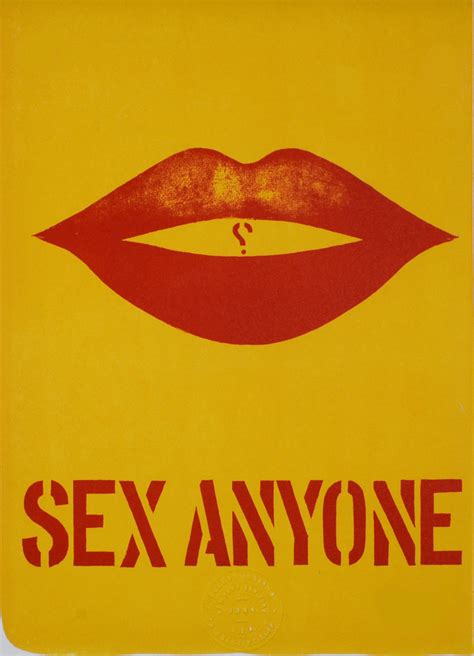 Robert Indiana Sex Everyone 1964 Lithographie Originale Signée Du Tampon Art Moderne