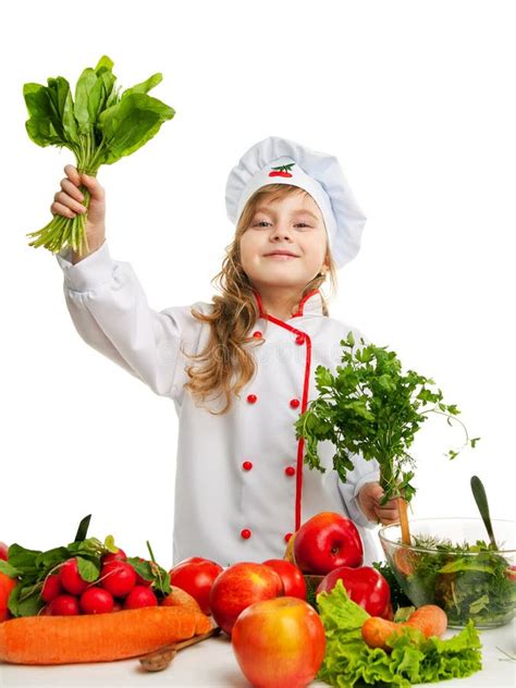 Child In The Kitchen Preparing A Meal Stock Photo Image Of Healthy