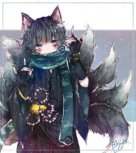 Pin By Etsuko Haruki On Anime Boys Anime Cat Boy Anime Fox Boy