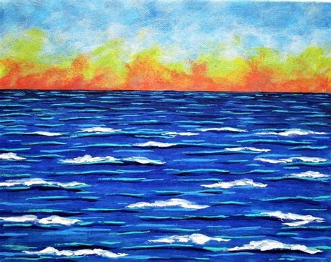Original Seascape Painting By Mike Kraus Impressionism Art On Canvas