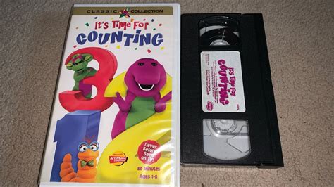 Opening And Closing To Barney Its Time For Counting 1998 Vhs Youtube