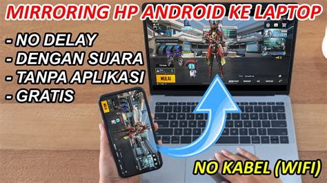 CARA Menampilkan Layar HP Android Di Laptop