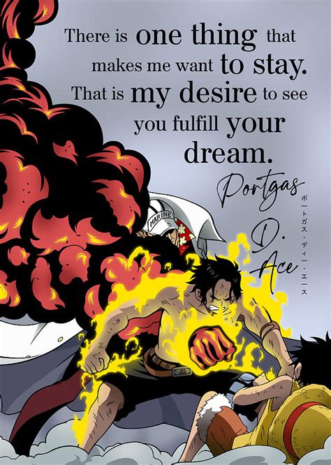 Best Anime Quotes One Piece Ace Death Monkey D Luffy Portgas D Ace