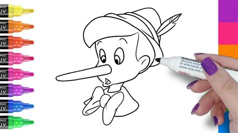 How To Draw Pinocchio Step By Step Draw Pinocchio For Beginners Youtube