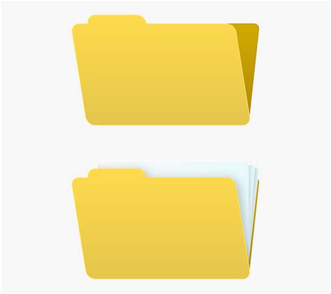Microsoft Office Online Clipart 17 Folder Icon Empty Full Free