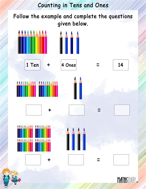 Tens And Ones Worksheet Worksheets For Kids