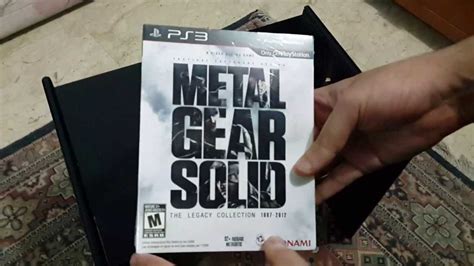 Unboxing Metal Gear Solid The Legacy Collection 1080ps4 Youtube