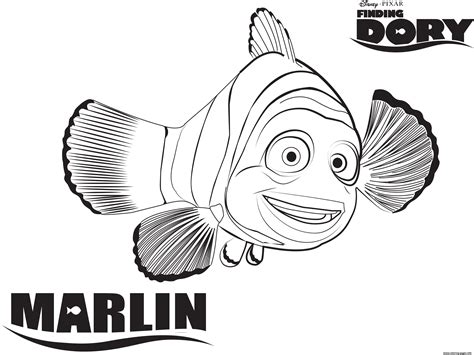 They will provide hours of coloring fun for kids. Marlin From Finding Nemo Disney Coloring Pages Printable