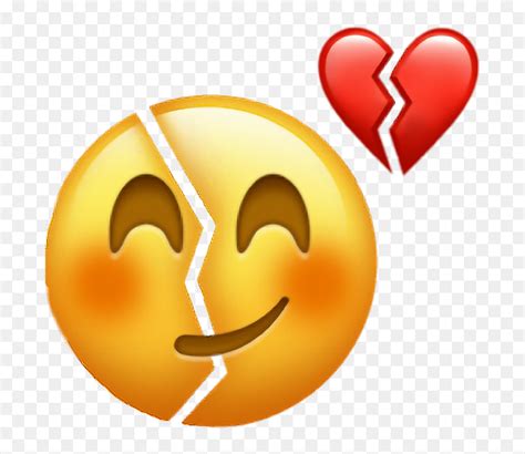 Heartbreak Emoji Png Sad Broken Heart Emoji Transparent Png Vhv