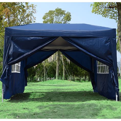 Outsunny 3m X 3m Pop Up Gazebo Party Tent Canopy Marquee With Storage