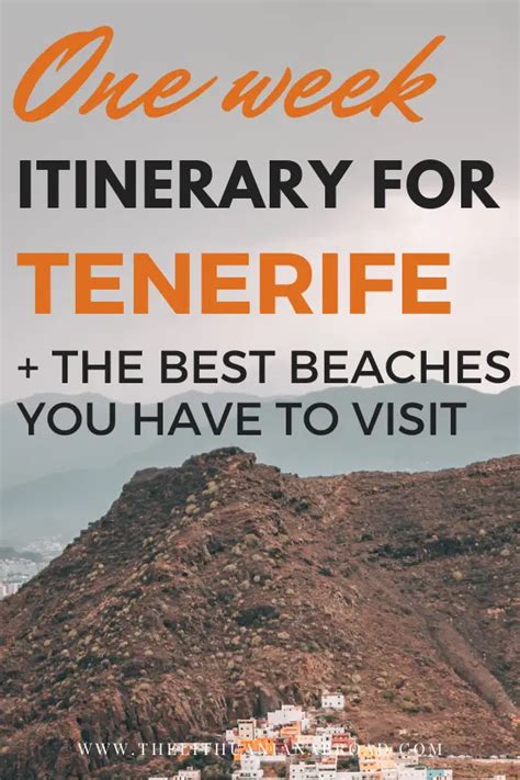 One Week In Tenerife The Ultimate Tenerife Itinerary The Lithuanian