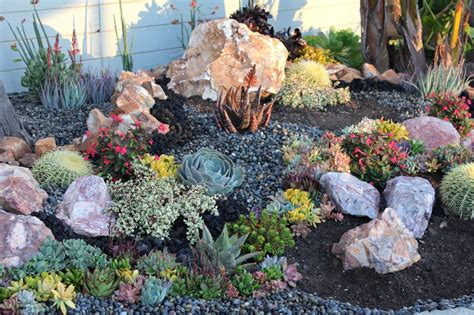 20 Landscaping With Succulents And Rocks