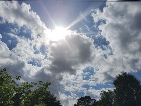 Free Stock Photo Of Clouds Cloudy Sky Sun In The Clouds