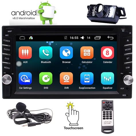 Inch Double Din Car Radio Din Android Stereo Dvd Cd Player In Dash Head Unit Built In Wifi