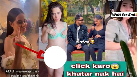 Urfi Javed Exposed Single Girl Use Cucumber Mota Aur Lamba Pasand