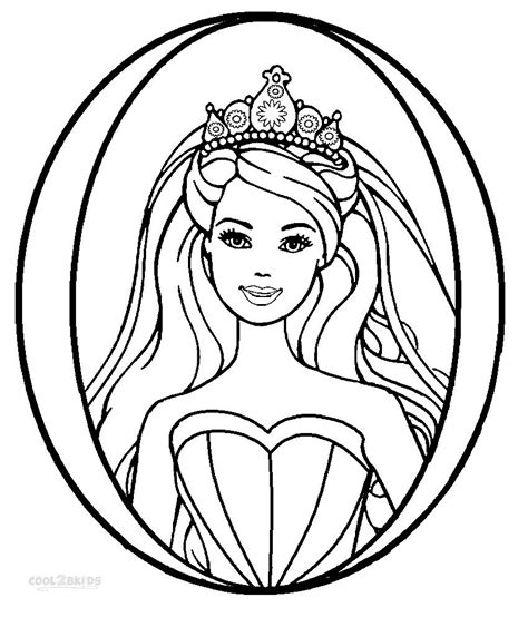 Barbie Princess Coloring Pages Cool2bkids