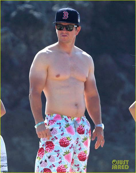 Mark Wahlberg Puts His Farmers Tan On Display In These Shirtless Pics