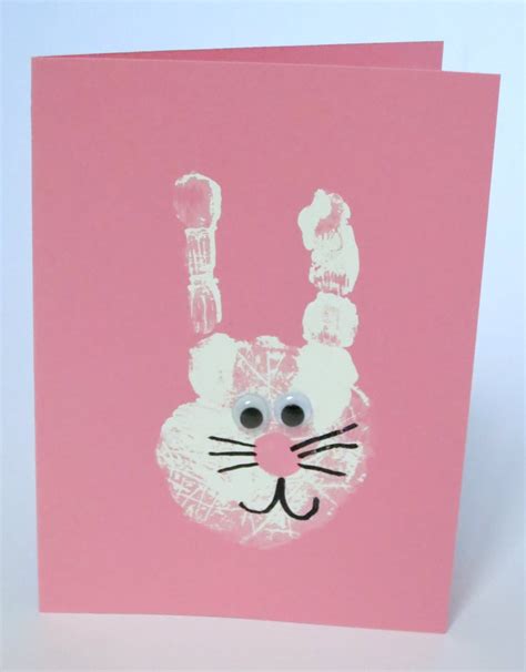 They can keep kids busy on afternoons in and give them beautiful decorations to put up around the house make handprint easter bunnies by dipping little hands in white paint and printing them on coloured card. Cindy deRosier: My Creative Life: Bunny Week, Day 3: Bunny ...