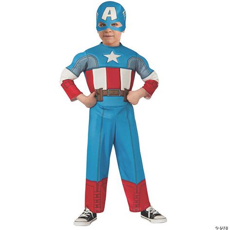 Toddler Boys Captain America Costume 1t 2t Discontinued