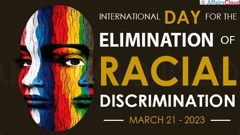 International Day For The Elimination Of Racial Discrimination March