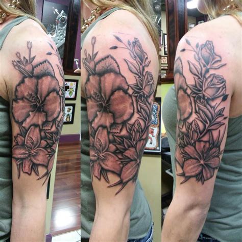 16 flower sleeve tattoo designs ideas design trends premium psd vector downloads