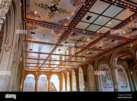 Bethesda Terrace Underpass In New York Citys Central Park Stock Photo