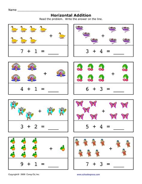 Preschool Basic Addition Worksheets Free Printable Preschool And
