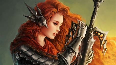 fantasy women warrior hd wallpaper