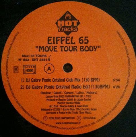 Eiffel 65 Move Your Body 1999 - Eiffel 65 - Move Your Body (1999, Vinyl) | Discogs