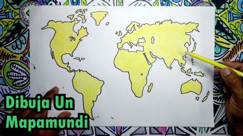Mapa De Los Continentes Para Colorear Mi Certificado