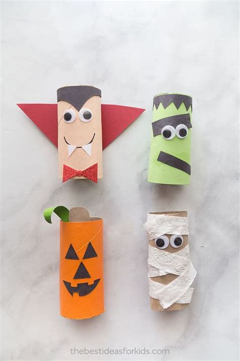 45 Easy Halloween Crafts For Kids Fun Halloween Kids Diy Ideas