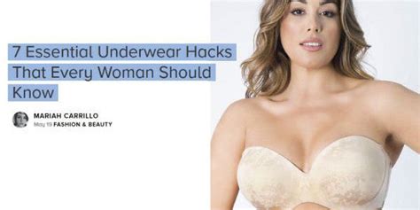 Bustle 7 Essential Underwear Hacks That Every Woman Should Know