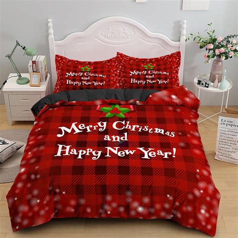 Christmas Bedding Set Twin Full Queen King Size Christmas Quilt
