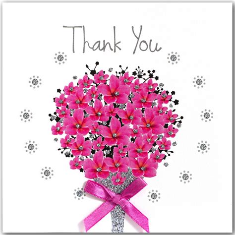 Thank You Flowers L1805 Jaab Cards
