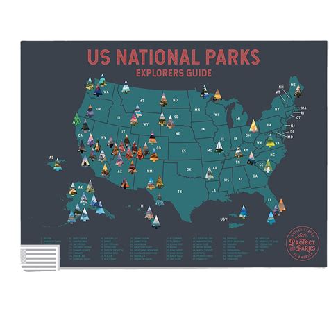 Scratch Off Map Of The United States National Parks Buy Scratch Off