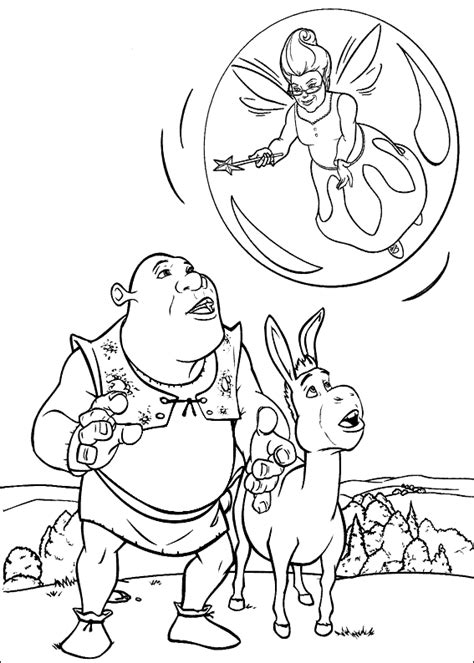 Dibujos Para Colorear Maestra De Infantil Y Primaria Shrek Y Fiona