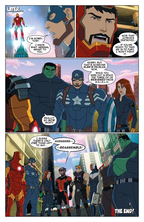 Read Online Marvel Universe Avengers Assemble Civil War Comic Issue 4