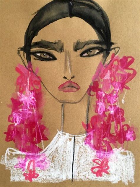 Blair Breitenstein Fashion Illustration Face Face Drawing Fashion