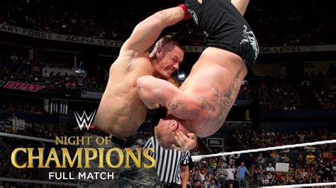 Full Match Brock Lesnar Vs John Cena Wwe World Heavyweight Title