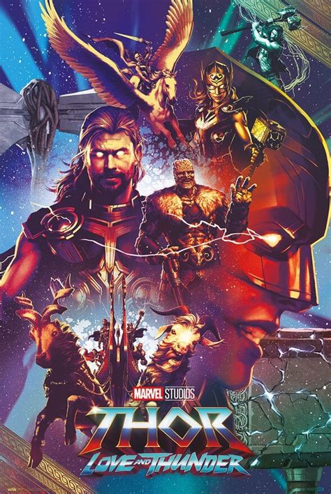 Poster Thor Love And Thunder Wall Art Ts And Merchandise Ukposters