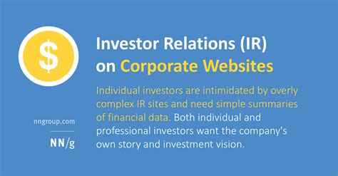 Investor Relations (IR) on Corporate Websites