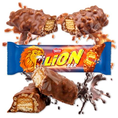 Lion Bar Baton Nestle Chocolate Com Wafer And Caramelo Eua Karamell