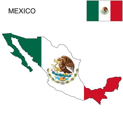 Mexico Flag Map Mexico Flag Mexican Flag Drawing American Flag Art