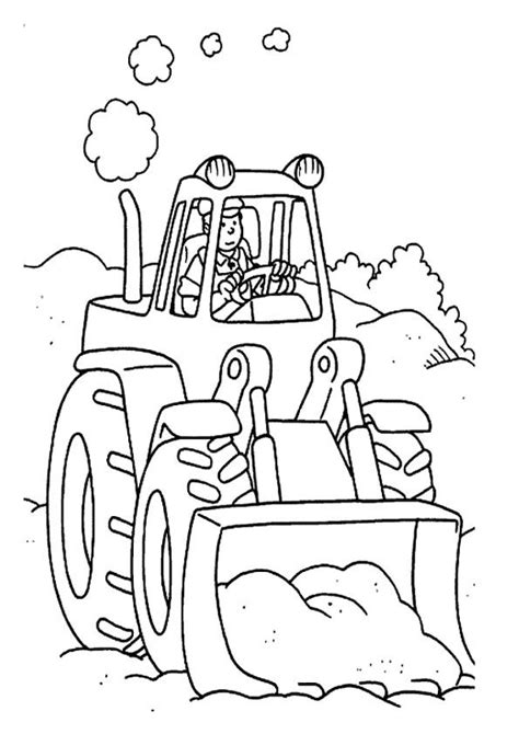Front End Loader Coloring Pages