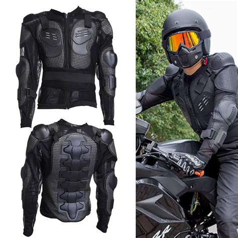 Motorcycle Full Body Armor Protector Motocross Spine Chest Shoulder Protection Riding Jacket