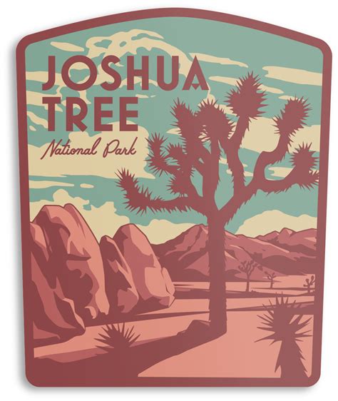 Joshua Tree National Park Sticker In 2021 Joshua Tree National Park