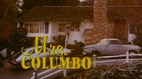 Mrs Columbo Series Intro 1979 Youtube