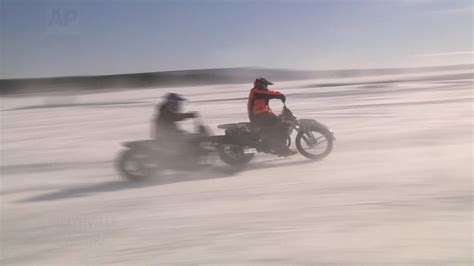Ice Racers Turn Up Heat On Frozen Tracks Youtube