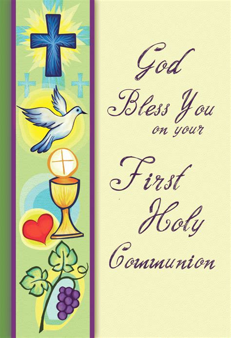 Communion Religious Cards Cm192 Pack Of 12