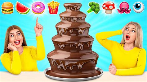 Chocolate Fountain Fondue Challenge Funny Challenges By Multi Do